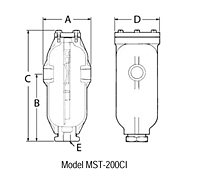 Moisture Separator Cast Iron - MS Series