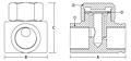 Thermostatic Steam Trap - CTD-600 Series - Dimensions
