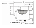 Suction Diffuser - Dimensions
