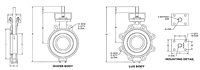 High Performance Butterfly Valve - Dimensions